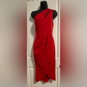 Asymmetric Keyhole Dress